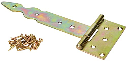 KOTARBAU® T-Scharnier Dekorativ 200 mm Verzinkt Gelb