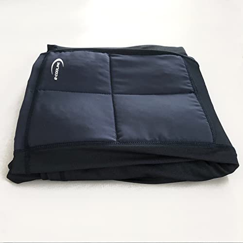 E.COOLINE Bettdecke kühlend - 200x135cm blau - kühlende Bettdecke waschbar - Sommerbettdecke selbstkühlend - kühlende Sommer-Decke klimaneutral - effektive Körperkühlung - Made in Germany
