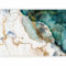 murando - Papier peint panoramique artistique 450x315 cm - Revêtement mural décoration pour chambre salon cuisine - Design unique et moderne - Gris vert turquoise jaune - f-A-10028-a-a