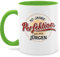 Tasse Tassen 325ml - 50. Geburtstag - 50 Jahre Perfektion - seit 1975-325 ml - Hellgrün - mugs for 50th birthday frau fünfzig 1973 glühweintassen name zum fünfzigsten haferl geschenke mann