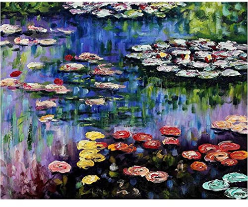 YSCOLOR Diamant Painting Diy Diamant Malerei Monet Full Round Strass Diamond Embroidery Art Kit Mosaik Berühmte Malerei Handwerk Geschenk Home Decor 30x40cm