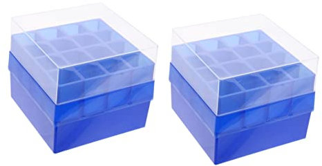 Gatuida 2Pcs Tube À Centrifuger Boîte Tube Porte-Flacon Cryogénique 50Ml Porte- À Centrifuger Microcentrifugeuse De Stockage Support De Tuyau Stand Rack