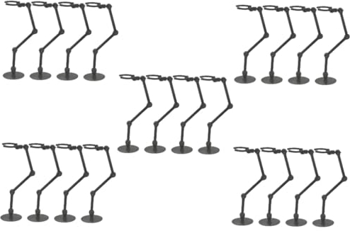 Abaodam 20stücke Teiliges Action Figur Ständer Vitrinenständer Für Puppen Und Modelle Stabile Basis Zur Präsentation Leicht Und Tragbar Für Kreative Displays Jedem