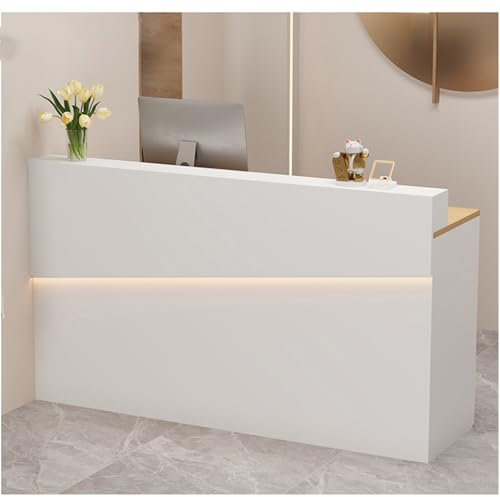 Empfangstresen Moderner Empfangstresen für Salon und Büro Weiß 120 cm / 47,2 Zoll