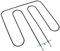 JCSPARES® - Resistenza Inferiore Base 1200 Watt 360 x 360 mm per Forno Fornetto Cucina Compatibile con Franke Compatibile con Smalvic per Modelli: RC60M RP60M CO82MXS