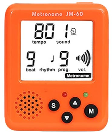 HDOYTXXM Professioneller Clip Auf LCD Digital Metronome Small Sports Running Metronome Für Gitarrenviolin Musikinstrumentenzubehör