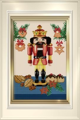 Ellen Maurer-Stroh | Kreuzstichvorlage Stickvorlage - Nutcrack Advent