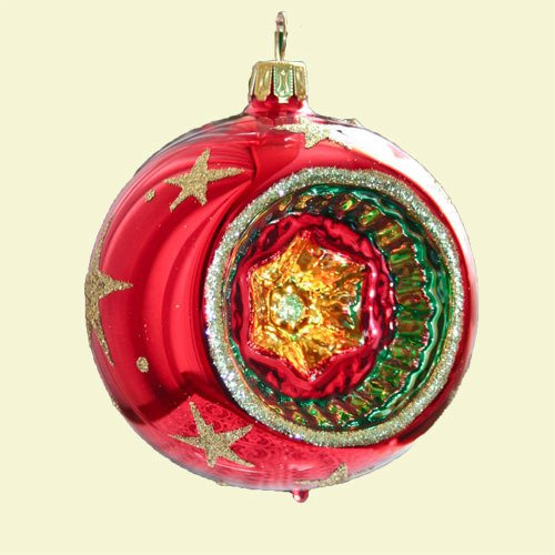 Reflexkugel Bergweihnacht 6 cm 3 Stück