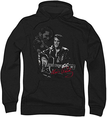 Elvis Presley - Herren-Show Stopper Hoodie, Small, Black