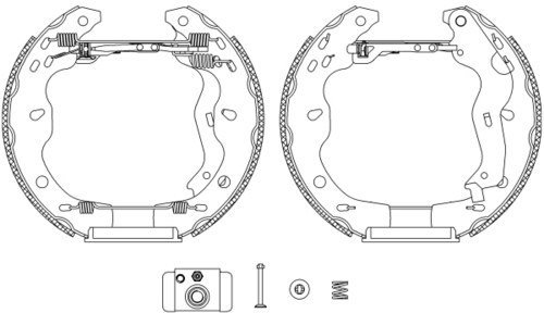 TMD Friction Services 84067500 Bremsbackensatz