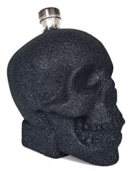 Crystal Head Vodka 0,7l 700ml (40% Vol) Bling Bling Glitzerflasche - schwarz -[Enthält Sulfite]