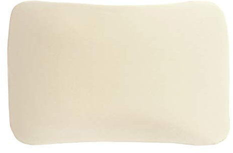 Edda Lux Bezug passend für Tempur Arch und Tempur Symphony S und M Schlafkissen, Softer Jersey Kissenbezug mit Reißverschluss, aus 100% Baumwolle, in Natur