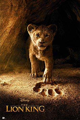 Disney: Grupo Erik Poster - Der König der Löwen Simba Poster - Kunstdruck - Deko Wohnzimmer oder Deko Schlafzimmer - Deko Zimmer - Größe : 61 x 91 - Offizielle Lizenz Fanartikel