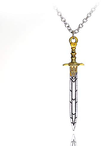 Collier de haute qualité Percy Jackson avec pendentif épée de la mer des monstres pour homme et femme