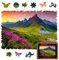UNIDRAGON Original Holzpuzzle — Berg, 125 Teile, Klein 9 x 6.2 Zoll (23 x 16 cm) Schöne Geschenkverpackung, Einzigartige Form Erwachsene und Kinder