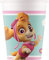 Procos 93477 – Vasos de fiesta Paw Patrol Skye and Everst, capacidad máxima de llenado 200 ml, 8 unidades, vasos desechables de papel, para cumpleaños infantil, vajilla de fiesta, FSC