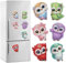 ENCOMAG Diamond Painting Kühlschrank Magnete,6 Stück Eule Diamant Painting Bastelset für Kinder Ab 6-12 Jahre,Diamant Malerei Kühlschrankmagnete für Whiteboard,Magnete Kühlschrank, Magnettafel