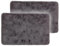Schöner Wohnen Kollektion Badezimmerteppich 67x110 cm 2er Set – sehr Flauschige Badematte grau – Deko Badezimmer Matte waschbar und rutschfest