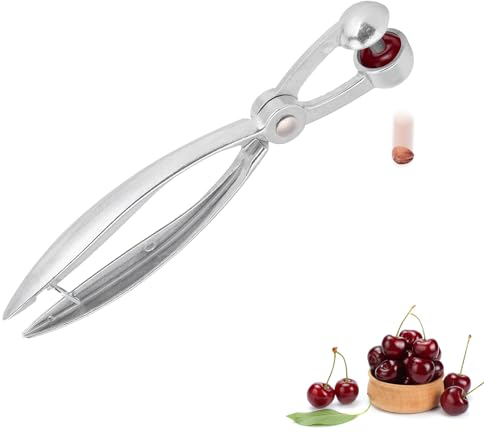 Cherry Pitter or Stoner,Cherry Olive Core Pitter Seed Remover Pitter Aluminum Alloy Olive Core Remover Tool Kitchen Utensils for Red Dates Cherry,Cherries Pit, Chinese Jujube, Grape, Hawthorn