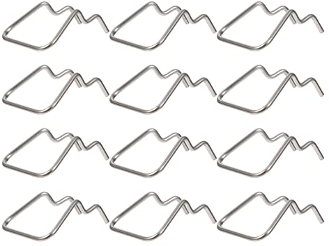Housoutil 12stücke Ausstellungsregal Haken Einzelner Metallhaken Für Pegboard Display Rack Haken Mit Anti-rutsch-rahmen Zur Aufbewahrung Von Werkzeugen Und Sportgeräten