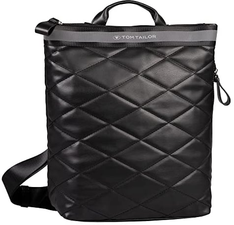 TOM TAILOR Mica Damen City Rucksack Backpack, 13 L Schwarz