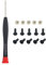 Generique - Lot de vis cruciformes de rechange #00 avec tournevis cruciforme PH00 pour outils de reparation de manette PS4 - 15 pices - Screws - Accessoires de jeux video