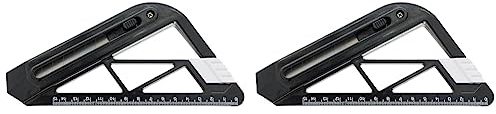 Coral 56300 Essentials Snap Off Knife with Auto Lock for Wallpaper Smoothing and Edge Cutting 18MM, Black (Pack of 2)