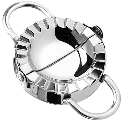 Stainless Steel Empanada Maker Press Ravioli Mold Gyoza Maker Small Dumpling Maker Perfect Ravioli Mould Pastry Dough Press for Kitchen