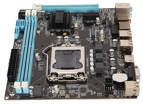 CCYLEZ Placa base de minería H61, LGA 1155 DDR3 3xSATA2.0 6xUSB2.0 ITX Placa base compatible con VGA, NVME M.2 y salida de interfaz multimedia HD, adecuada para procesadores de la serie I3 I5 I7