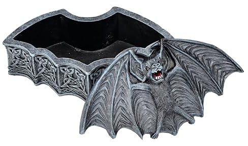 Pacific Giftware Vampire Bat Box, Black, 7.48 Inches Length, Decorative Boxes