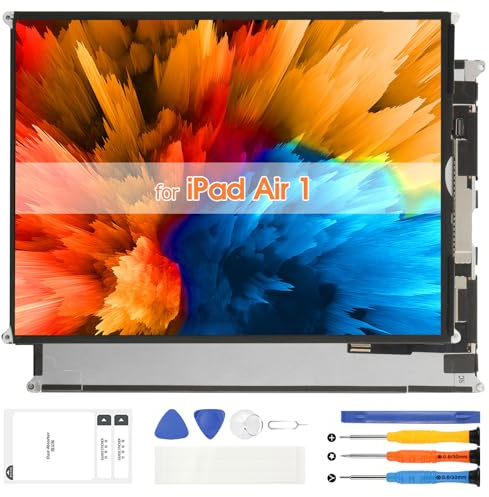 ARSSLY Ersatzbildschirm für iPad Air 1 1. Generation iPad 5 5. Generation A1474 A1475 A1476 LCD-Panel für iPad 9,7 2017 5. A1823 A1822 LCD für iPad 9,7 2018 6. Generation A1954 A1893 LCD-Display
