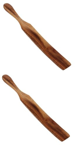 MAGICLULU 2 Stück Kochspatel Griff Küchenschaufel Für Antihaftbeschichtete Pfannen Holzwender Sauerteig-küchenutensilien Küchenspatel Für Kochgeschirr