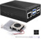 Miuzei Metal Case for Raspberry Pi 5 with Official Active Cooler Fan，Aluminum Cooling Case with PWM Fan and Heatsink for Raspberry Pi 5 4GB/8GB (No Pi Board)