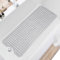 TEESHLY Bath Tub and Shower Mats, Non Slip 40 x 16 Inch Extra Large Bathtub Mat, Machine Washable Bathmat with Drain Holes, Suction Cups for Bathroom Floor (Grey (Translucent))