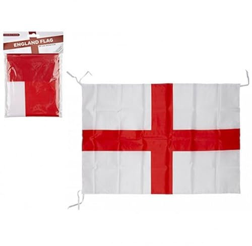 England Football Decorations - St George England Flag with String 3FT X 2FT (89CM X 60CM)