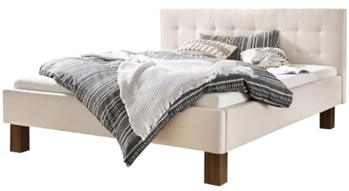Hasena Polsterbett Noemi Nussbaum 2023 | Stoff beige 180x200