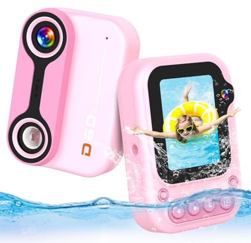 Unterwasserkamera Kinder Kamera Unterwasser Fotoapparat Wasserdicht Digitalkamera 12MP wasserdichte Kinderkamera 1080P Video Foto Kamera Unterwasser Kids Waterproof Cameras 3M/10FT mit 32GB Karte