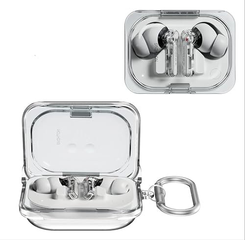 GIOPUEY Trasparente Cover Compatibile con Nothing Ear (a), Custodia TPU, Ultrasottile Case Cover, Antiurto, Resistente ai Graffi - Trasparente