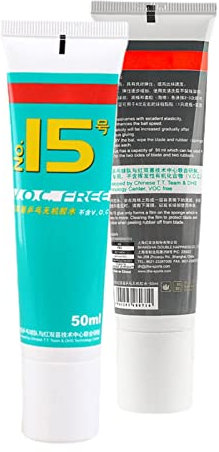 Uozonit Colle professionnelle pour tennis de table, 50 ml, super liquide professionnelle pour montage de raquettes de tennis de table