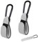 2 Piezas Ganchos Carro Bebe Gris Universales Mosqueton Carro Bebe Mosquetones para Carrito de Bebe para Colgar Bolso Mochila Bolso Etc