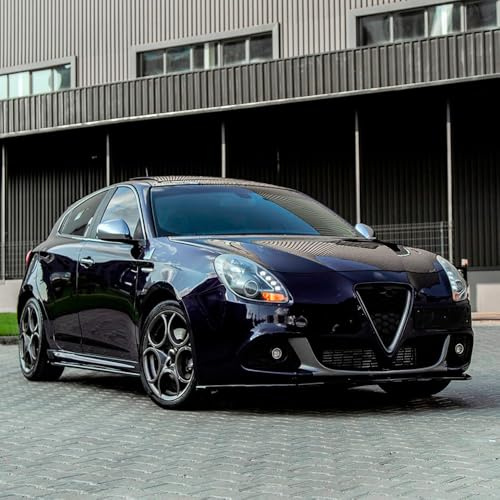 Frontlippe Frontspoiler kompatibel mit ALFA ROMEO Giulietta 2010-2020 Schwarz Glänzend