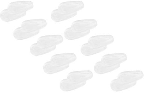 IWOWHERO Werten Sie Ihre Brille Auf 10 Paar – Nasenpads Bequem Robust Einfach Anzubringen