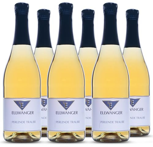 2024er Perlende Traube – Spritziger alkoholfreier Sekt alternative mit frischem Traubensaft und feiner Kohlensäure - Genieße den Geschmack von Trauben ohne Alkohol (6x 0,75 L, 4500, milliliter)