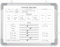 Lincia Fitness-Tracker, Whiteboard, Workout-Kalender für Zuhause, Fitnessstudio, trocken abwischbar, zum Aufhängen, abnehmbare To-Do-Liste für Wand-Whiteboard mit Aluminiumrahmen für Fitnessstudio