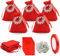 VEGCOO 26 Pz Bomboniera Laurea Corona Alloro, Sacchetti Portaconfetti Laurea Bomboniera Laurea Corona d'Alloro con Nastro Rosso Biglietti Laurea, per Confetti Bomboniere Decorazione Laurea Cerimonia
