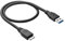 OPAX51 Cable de Disco Duro Tipo A a Micro B Macho 30cm Datos y energía USB 3.0 a Micro B Cable Compatible con Discos Duros Portátiles y móviles