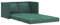 ChicAbode Bodensofa mit Schlaffunktion Klappbar Bodenbett Sofa Schlafsofa Schlafsessel Klappsofa Sofabett für Wohnzimmer Schlafzimmer Dunkelgrün 122x204x55 cm Samt