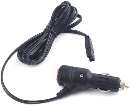 Leloco 12V KFZ Verlängerungskabel 2M, KFZ Netzteil Kabel für Kühlbox Dometic, Waeco CF CDF Waeco CF-18 Alpicool ARB ICECO DC 12V Ersatzkabel Kühlbox Kable, Auto Kühlschrank Verlängerungskabel