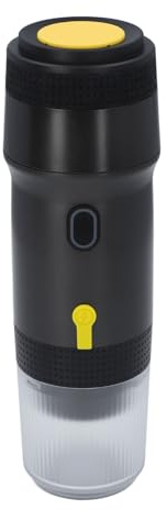 HEEPDD Tragbare Elektrische Kaffeemaschine, 3-in-1-Akku-Kapselmaschine, 7500-mAh-Akku, 20-Bar-Druck, 60-ml-Tank, für Camping, Outdoor, Reisen, Heimbüro