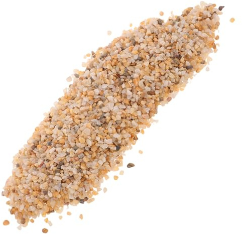 ORFOFE 500g Aquariensand und Kies Dekorativer Zierkies aus Natürlichem Sandstein Ph Stabiler Aquarienkies für Kleiner Aquarien und Landschaftsgestaltung